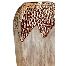 Jarrón Lausana, braun; color bronce Alt. 38,5 cm