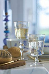 Water Glass Royal Golden Dots 270ml