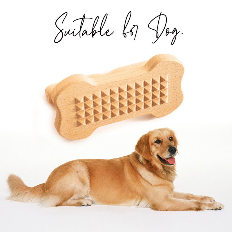 Wooden Massage Tool for Dogs, Cats, Horses, Pet Massager