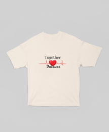 Oversized T-shirt Together Forever