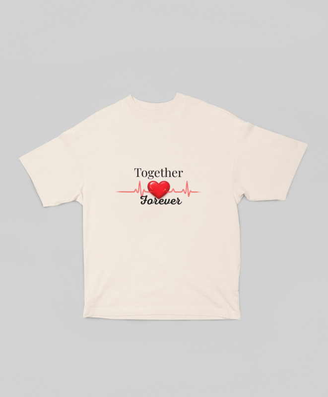 Oversized T-shirt Together Forever