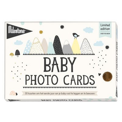 Milestone® Baby Photo Cards - Over the Moon (Franse versie)