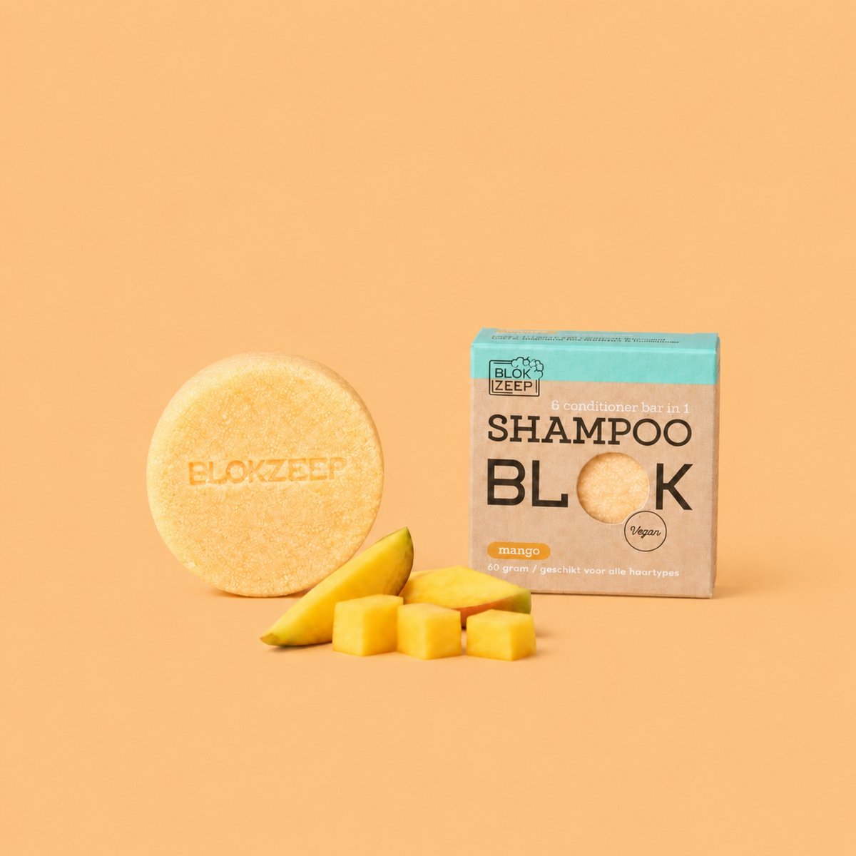 Shampoo & Conditioner Bar i 1 - Mango