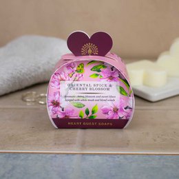 ENGELSK SÆBE C° 3x20g - Orientalsk krydderi & Cherry Blossom