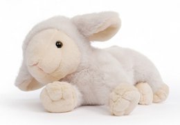 One Love Knuffel - Lam Daisy Wit