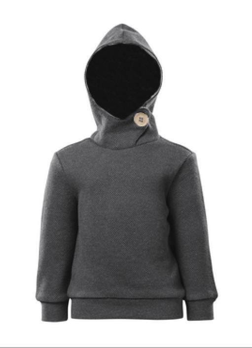 Hoodie, Anthracite Melange