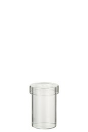 J-Line Pot I Glas Lisa Glas Gennemsigtig Lille