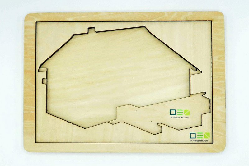Puzzle da sfogliare: fattoria della Foresta Nera | Puzzle in legno multistrato per tutta la famiglia | Regalo per gli amanti della Foresta Nera