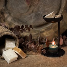 Bruciatore di profumo in metallo