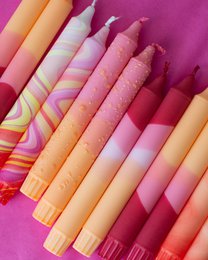 Taper candles -Summer Sunset Mix