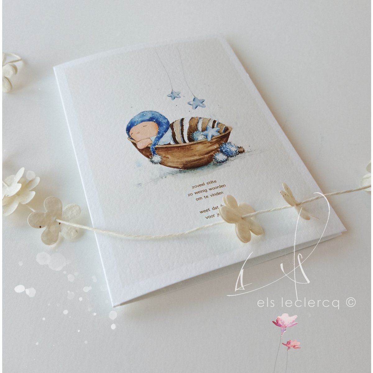 Wenskaarten Rouw - Sterretjes