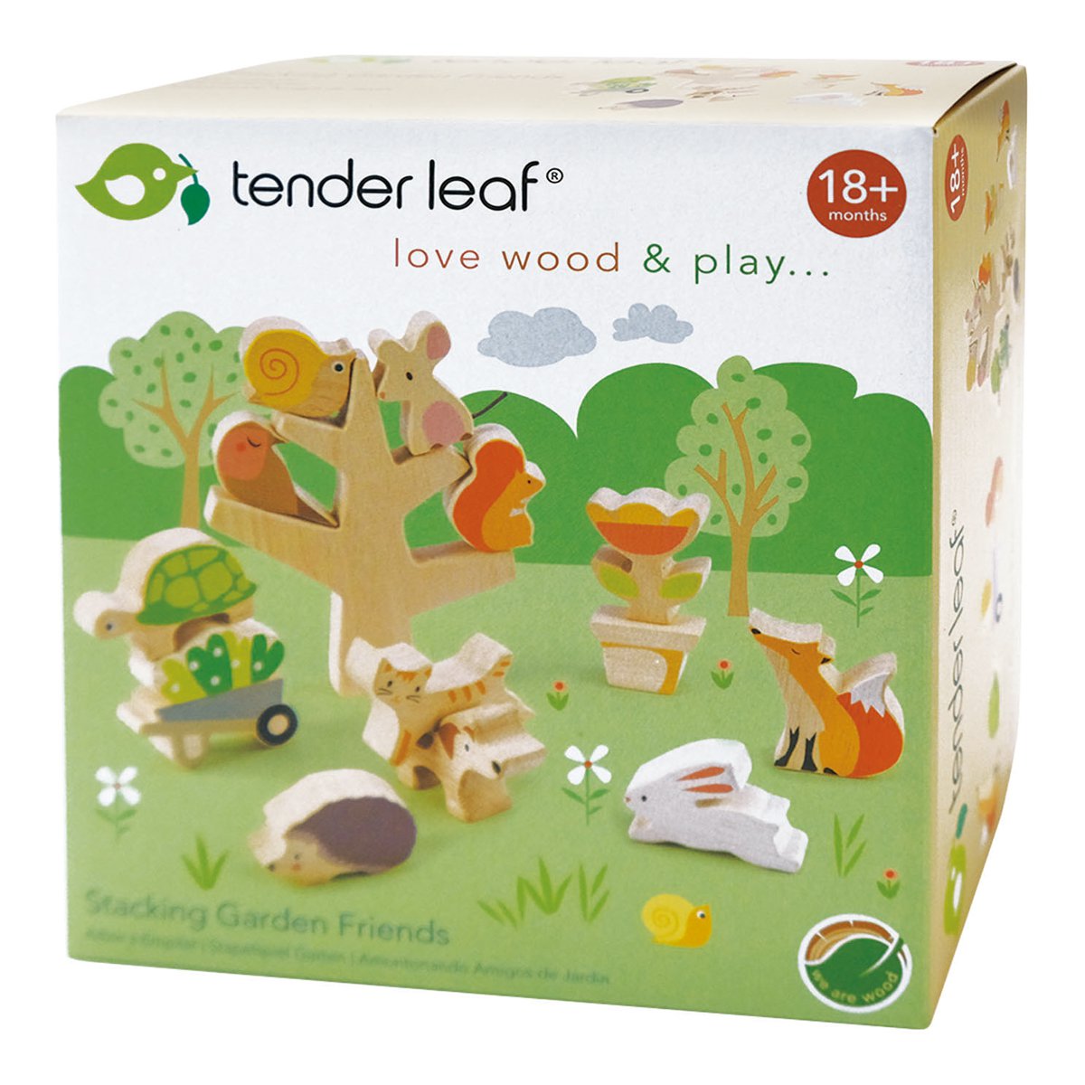 Tas d'arbres avec des animaux
