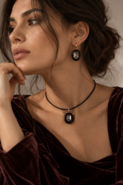 Imperfectly Precious Magnetic Choker -Swarovski Crystal