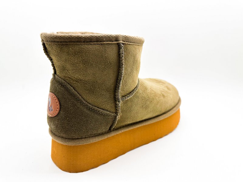 thies 1856 ® Platform Sheep Boots olive