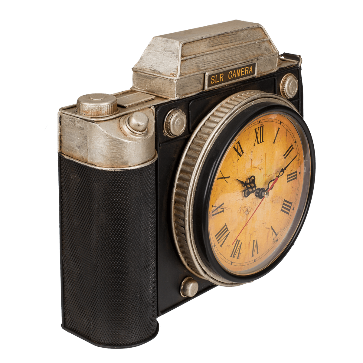 Schlüsselkasten aus Metall, Kamera mit Uhr,