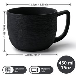 Tazze di caffè oasis 4er set 450 ml