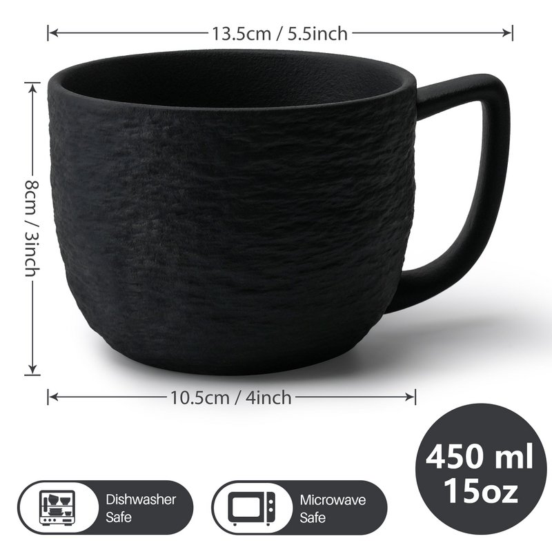 Tazze di caffè oasis 4er set 450 ml
