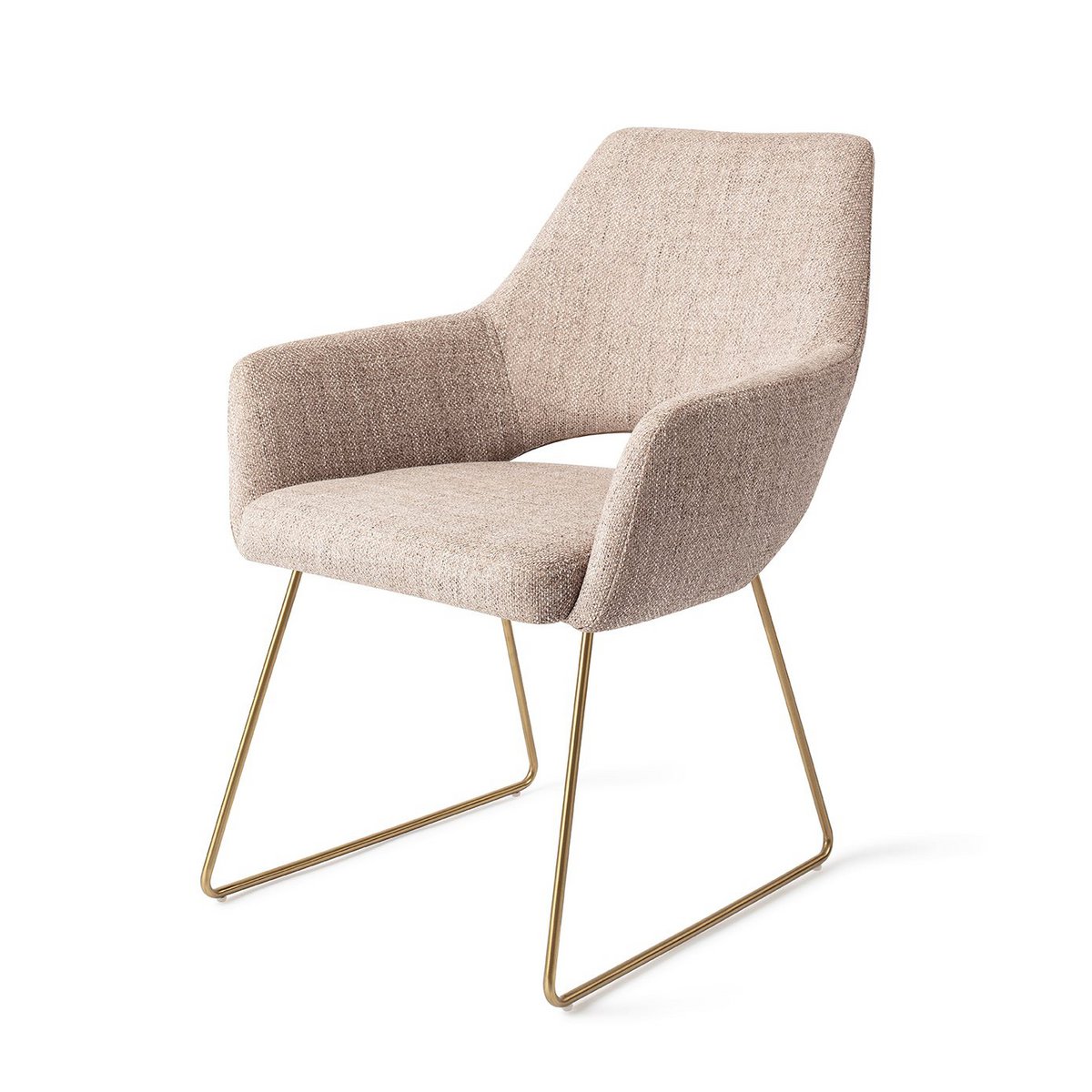 Jesper Home Yanai Dining Chair Slide Gold