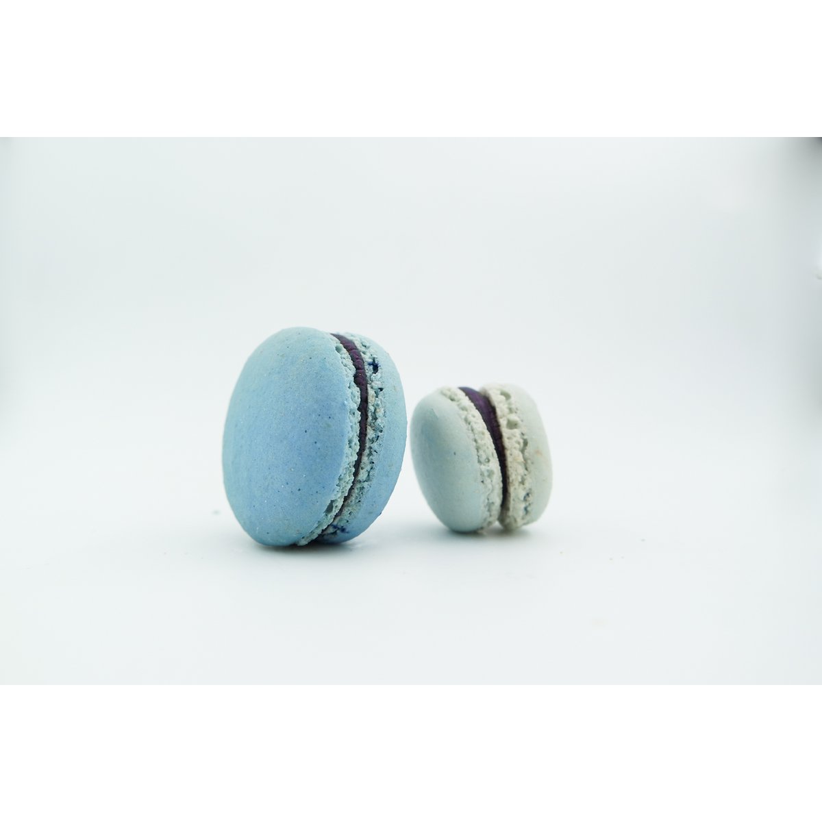Bosbessen Macarons