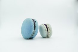 Bosbessen Macarons