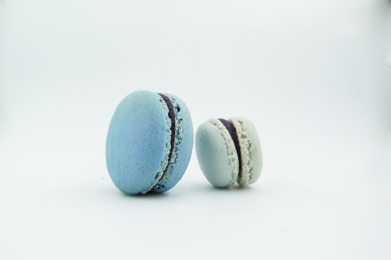 Bosbessen Macarons
