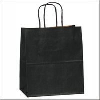 Paper bag XL - Black (100 pieces)