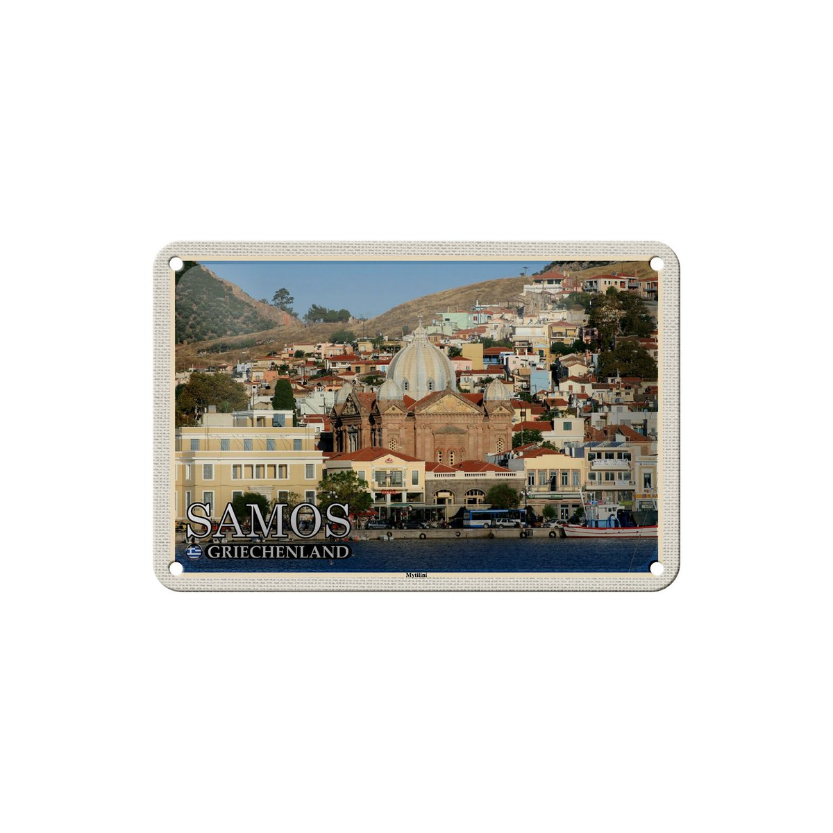 Tin sign saying 18x12cm Attention pensioners decoration