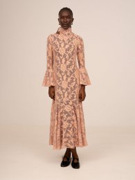 Foulard brodé Jester rose
