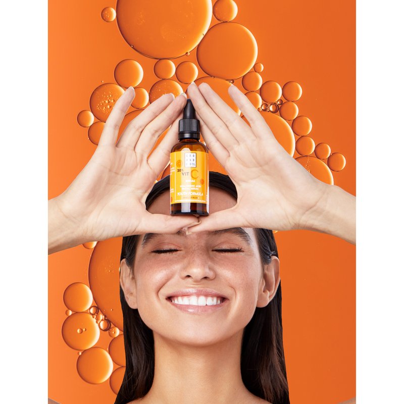Siero antietà con 20% di vitamina C e acido ialuronico (50 ml)