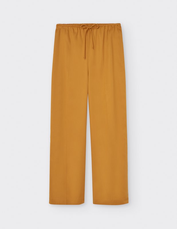 Bukser i pyjamas-stil