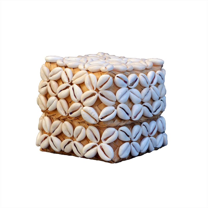 Boîtes en bambou "Fleur" - lot de 3