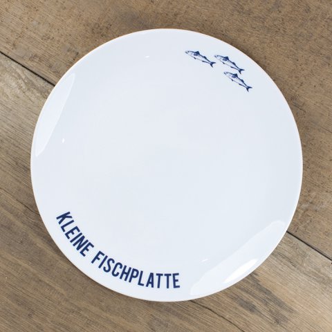 Porzellanteller Kleine Fischplatte