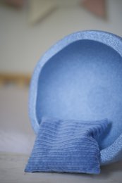 Pittenzakjes pastello, cuscino con noccioli di ciliegia, poltrona a sacco sensoriale