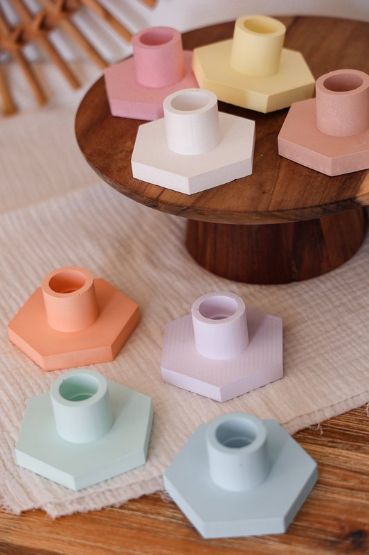 Candlestick hexagon