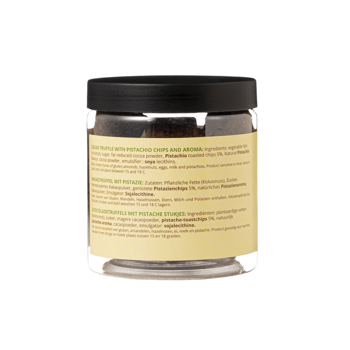 Trufas de chocolate de pistacho - 130 g de regalos