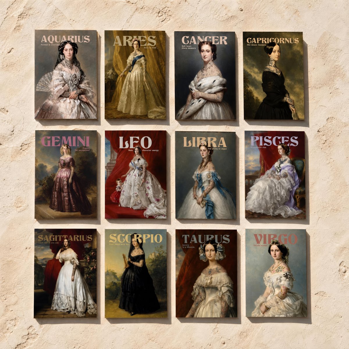 Libra - Postcard - Astro Queen Collection