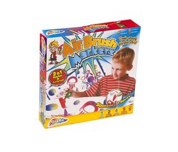 Air brush craft kit with colorful spray painting design system for creative children's projects.
