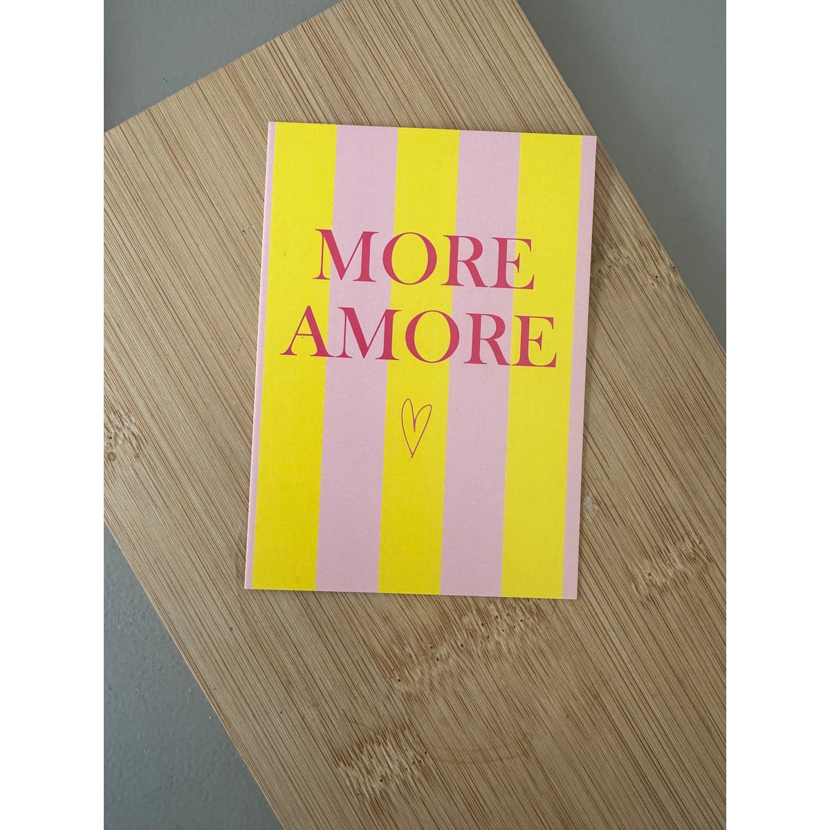 Minikarte "Plus amore"