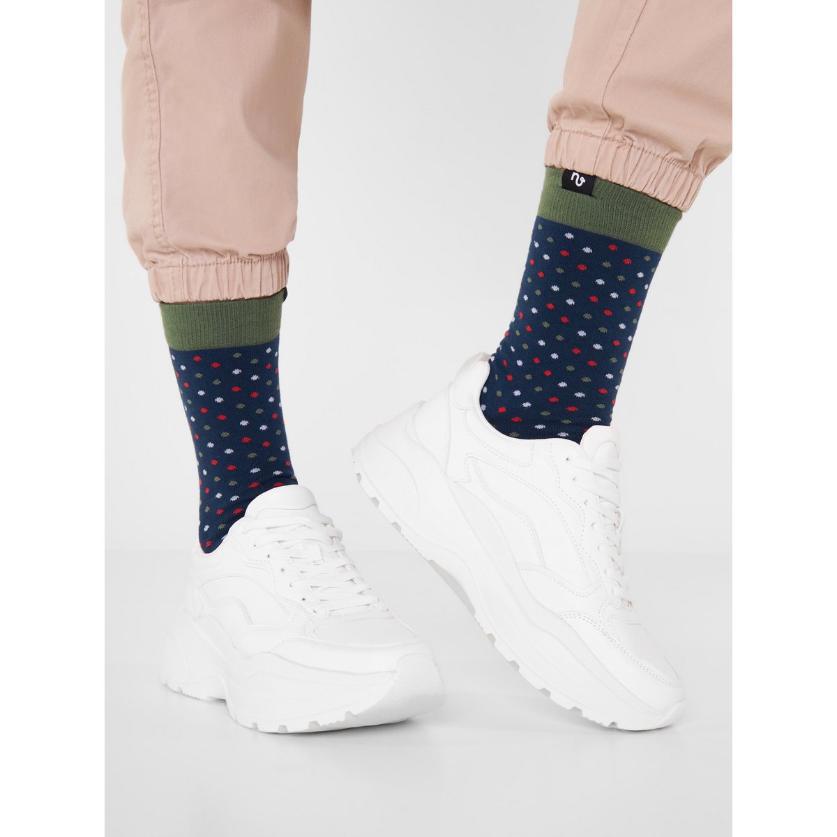 Organic socks with dots - Colorful socks with polka dots