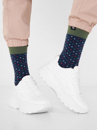 Organic socks with dots - Colorful socks with polka dots