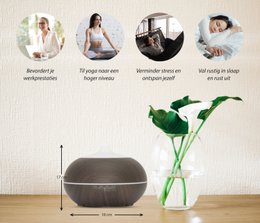 Sun Shine Pro - Bois foncé - Diffuseur d'arômes