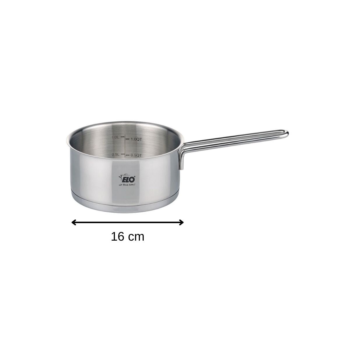 Rondel ze stali nierdzewnej 16 cm pojemność 1,3 litra Elo Citrin