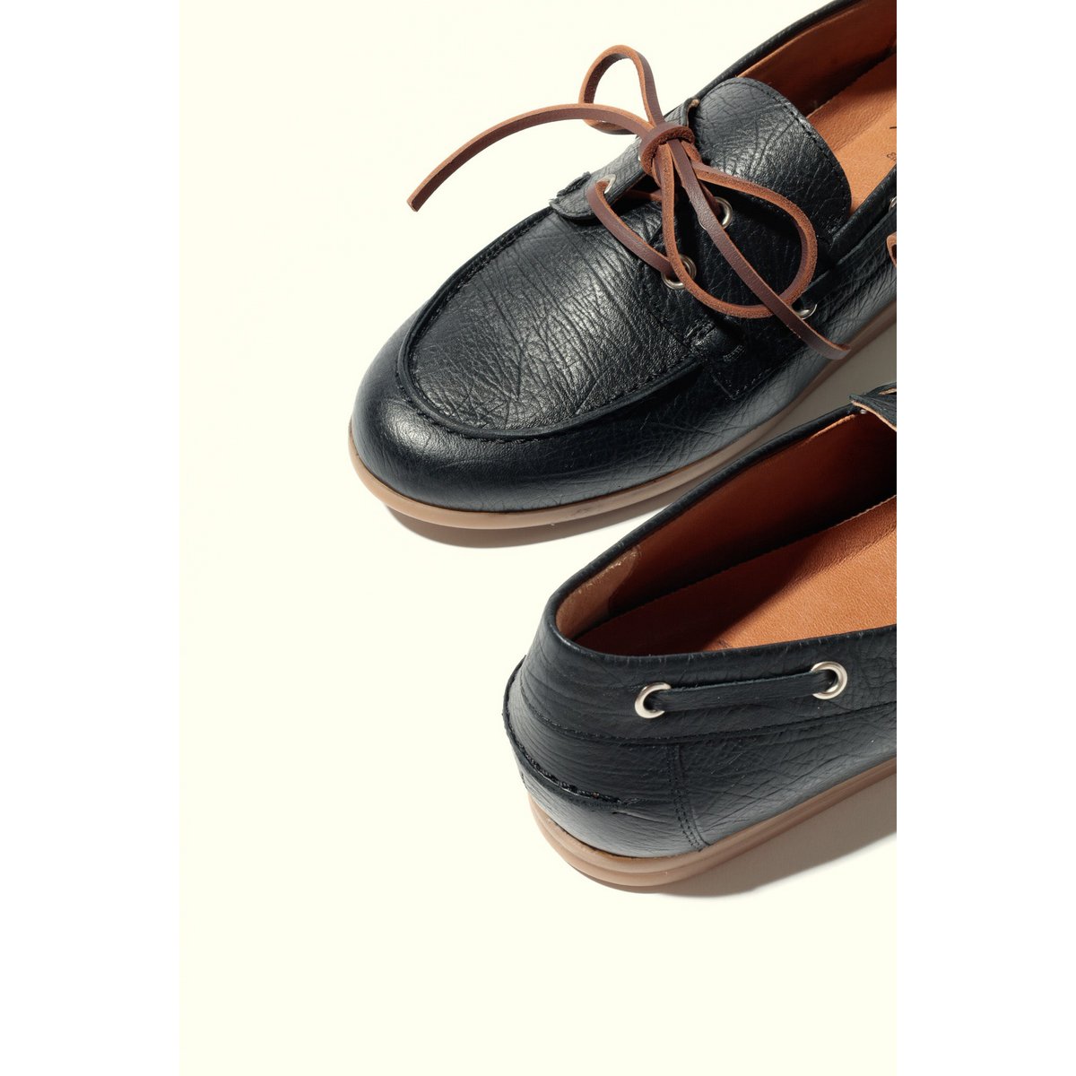 KAI BLACK – Skórzane buty żeglarskie