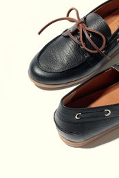 KAI BLACK – Skórzane buty żeglarskie