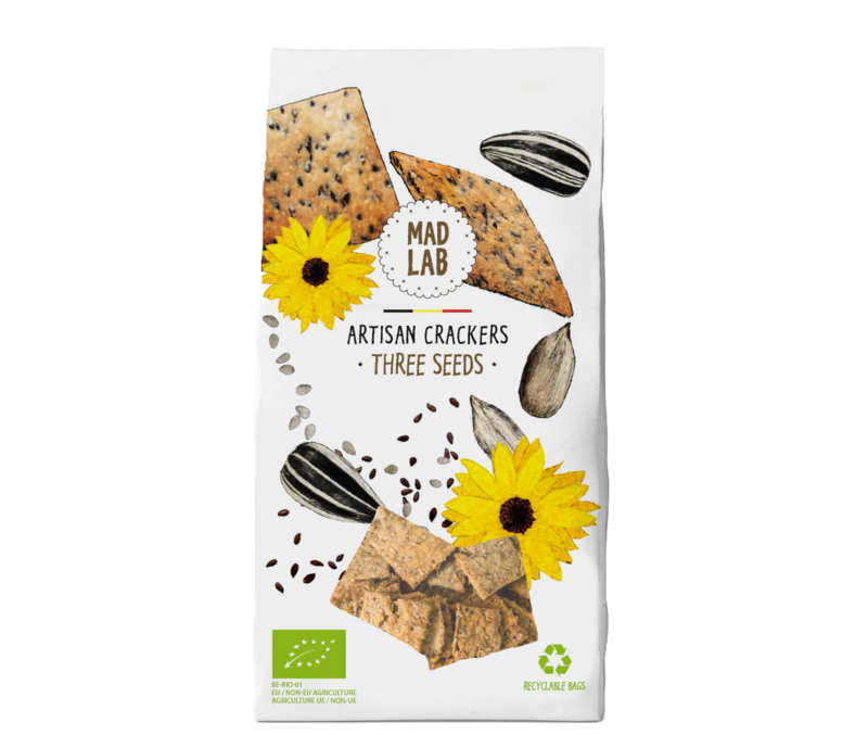 Drei Samen Cracker