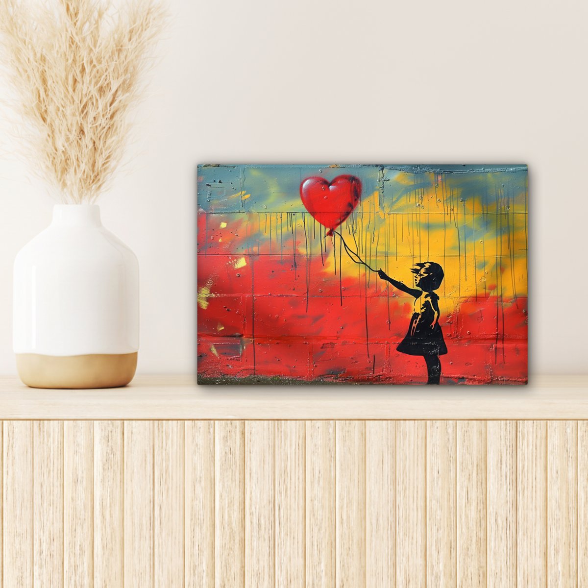 Leinwand Malerei - Wanddekoration Banksy Sty