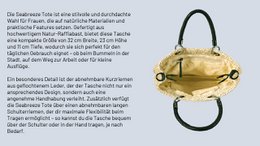 SEABREEZE TOTE raphia beige