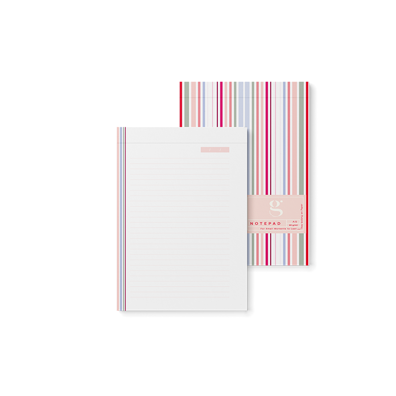 Macaron de Paris Writing Notepad - kleurrijke moderne briefpapier voor creatieve noten