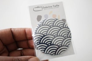 Bella Stripes Pocket Mirror