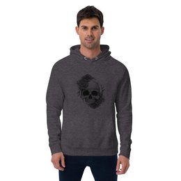 Sweat à capuche raglan biologique unisexe Roses